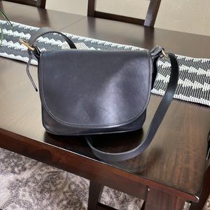Vintage black COACH purse bag. Fletcher Style 4150 - Made in Costa Rica. GUC!